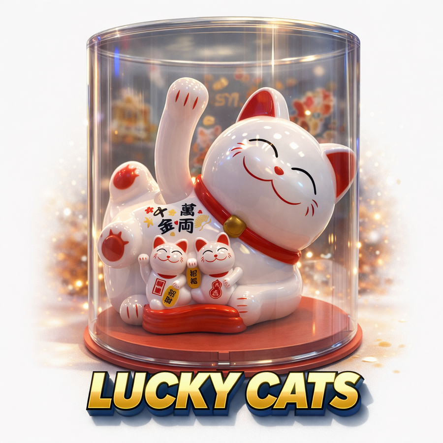 GATO DE LA SUERTE ACOSTARSE MLY23075-1
