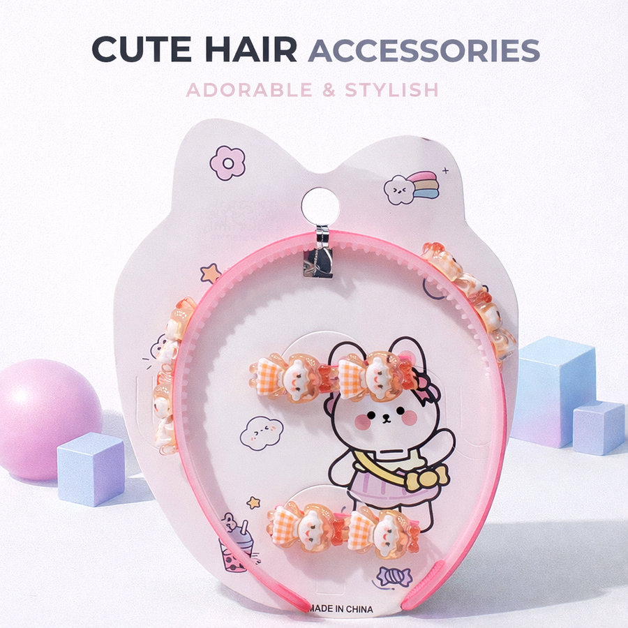 VINCHA DE KUROMI CON 2 BROCHE 3648-6