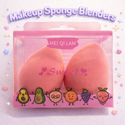 ESPONJA DE MAQUILLAJE 2PCS SWEET MEI QI LAM CX-037