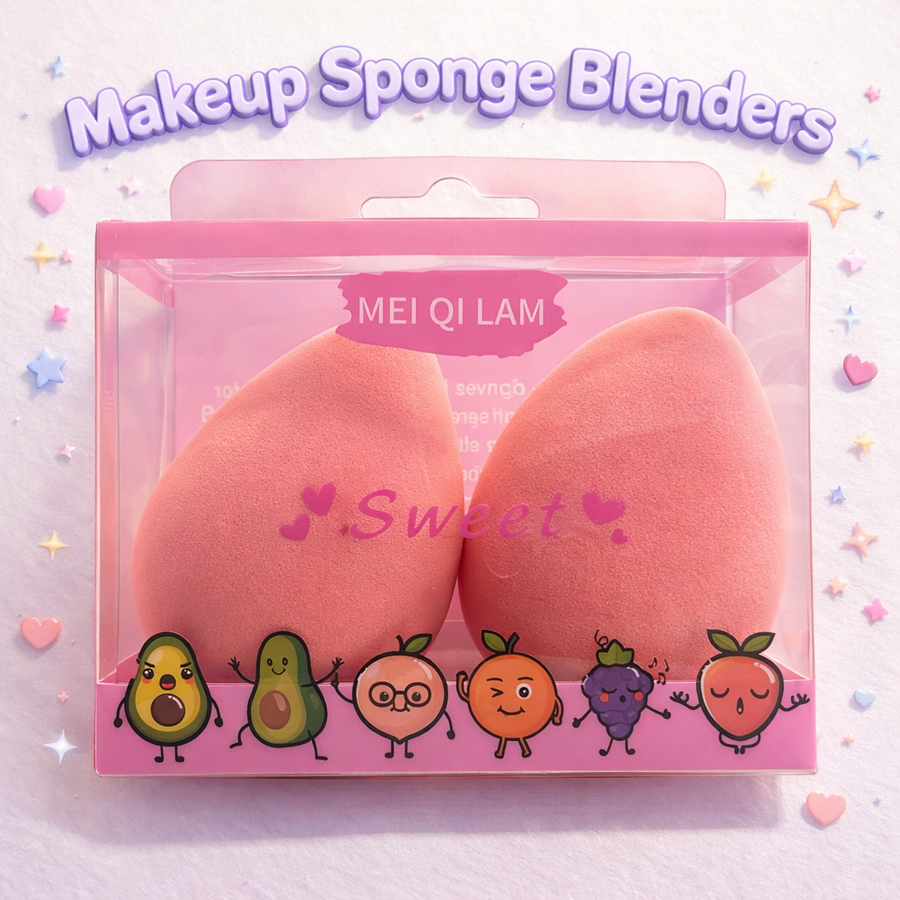 ESPONJA DE MAQUILLAJE 2PCS SWEET MEI QI LAM CX-037