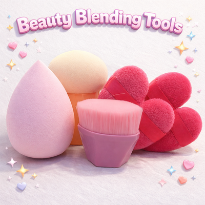 KIT DE ESPONJA DE MAQUILLAJE 5PCS CX-010