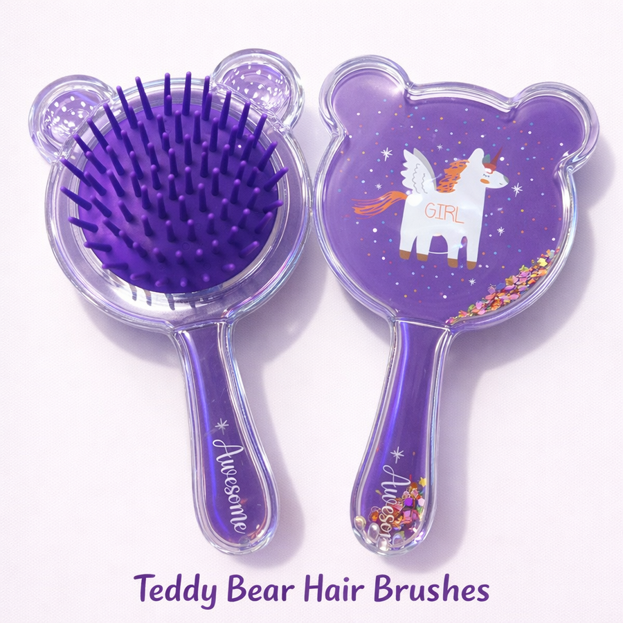 CEPILLO DE PELO CON GLITTER 001