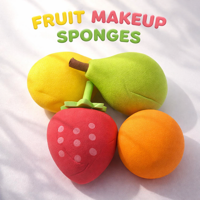 ESPONJA DE MAQUILLAJE FRUTA X4 CX-040