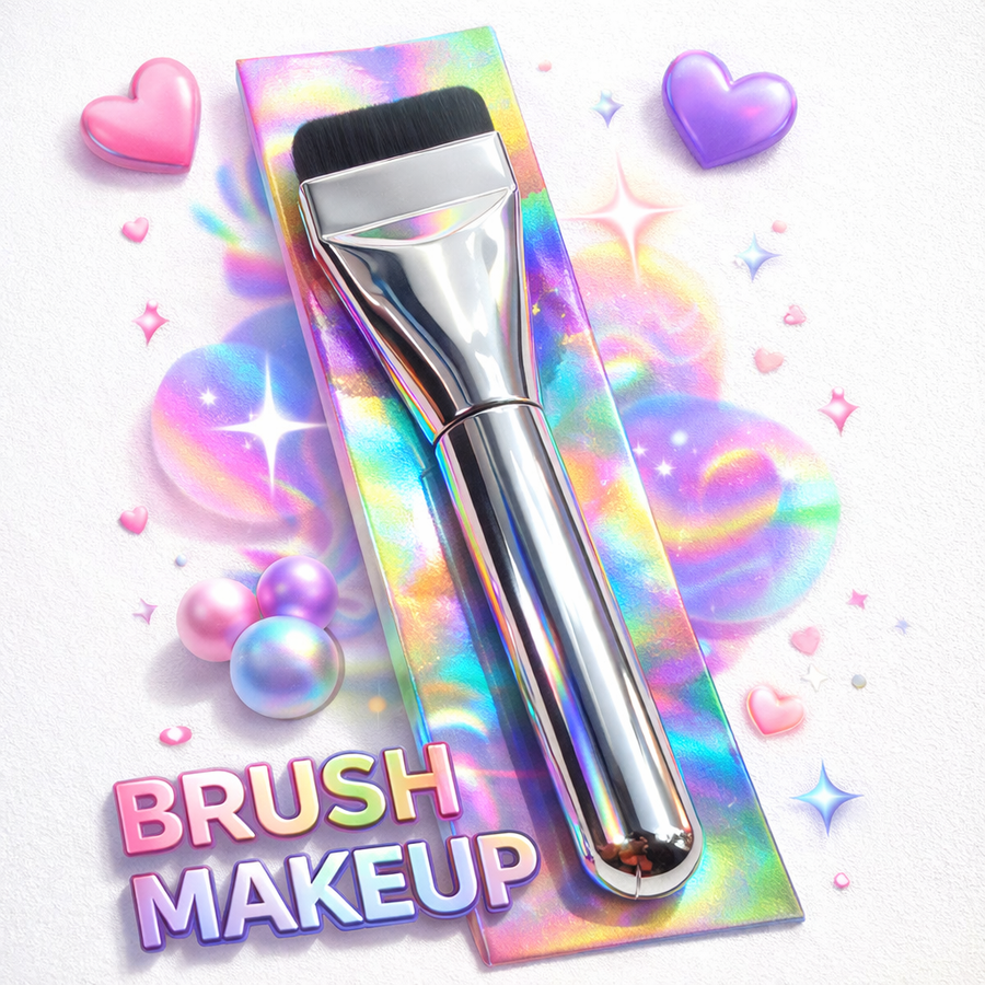 BROCHA PLANA DE MAQUILLAJE CX-015