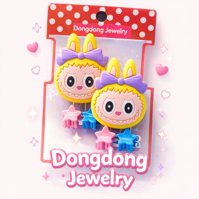 BROCHE LABUBU CABEZA X2 C/4 MINI BROCHE 3648-4