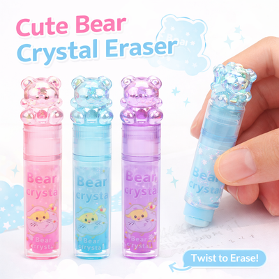 GOMA DE BORRAR CRISTAL DISENO OSITO WB-35171-1