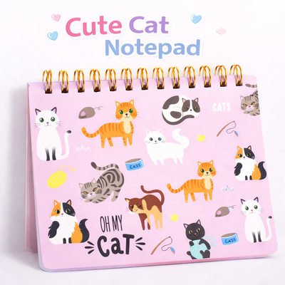 MINI CUADERNO ANILLADO DISENO GATITOS WB-95283