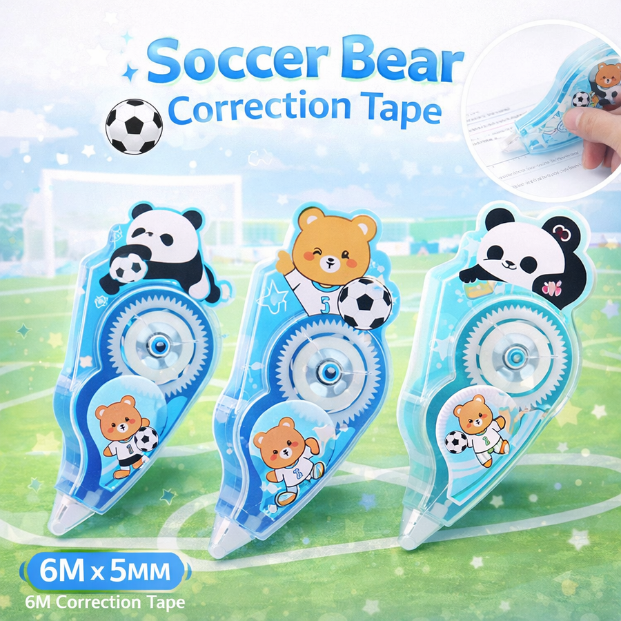 CINTA CORRECTORA OSITO FUTBOL WB-8629
