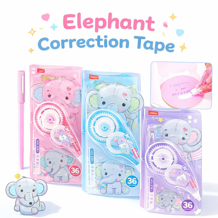 SET CORRECTOR 3 EN 1 DISENO ELEFANTE WB-8392