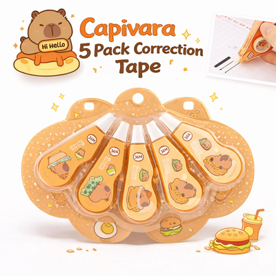 CINTA CORRECTORA DISENO CAPYBARA 4PCS WB-8643