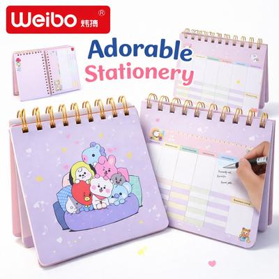 CUADERNO ESPIRAL HORIZONTAL CARTOON WB-95285