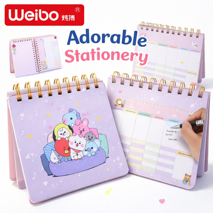 CUADERNO ESPIRAL HORIZONTAL CARTOON WB-95285