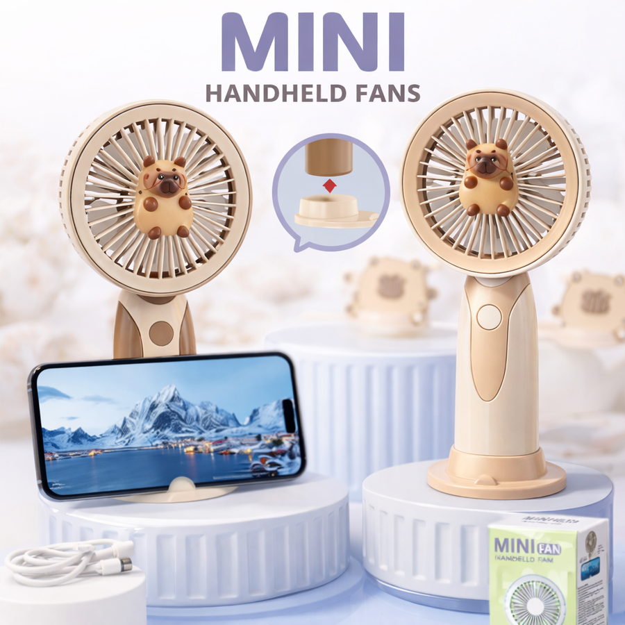 MINI VENTILADOR PORTATIL CON BASE HK59-15