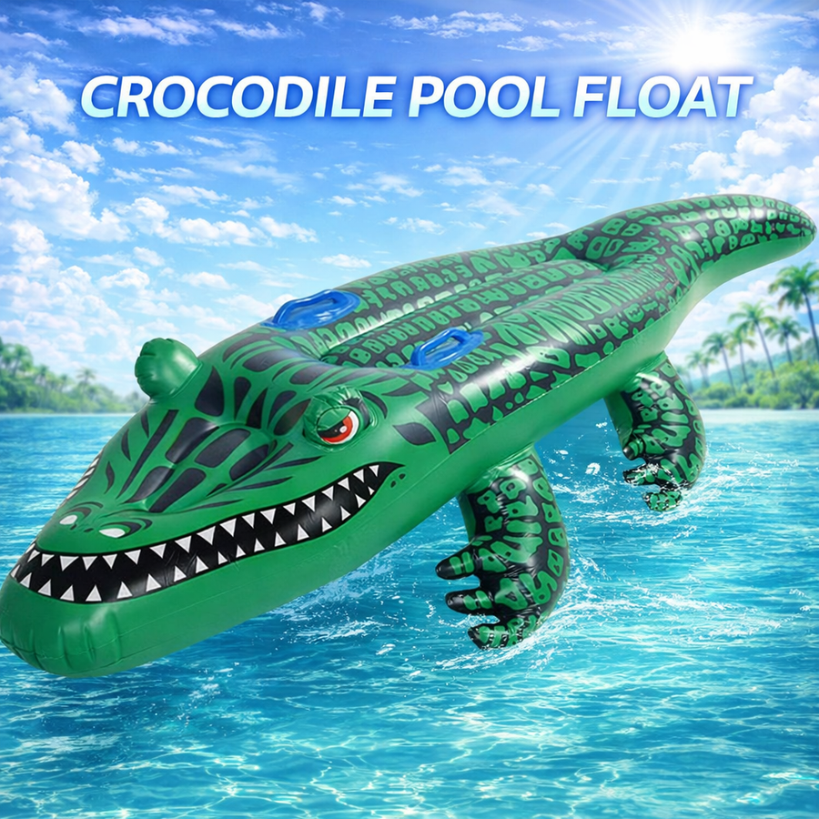 FLOTADOR INFLABLE DE COCODRILO BABY BOAT HY15031