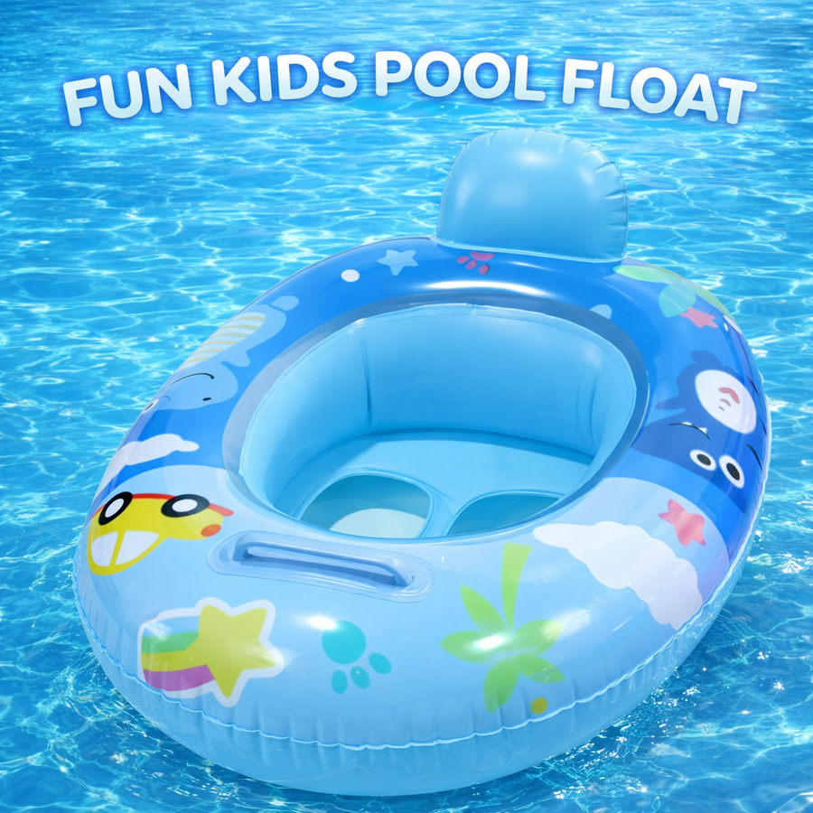 FLOTADOR INFLABLE CON ASIENTO PARA BEBE HY15036