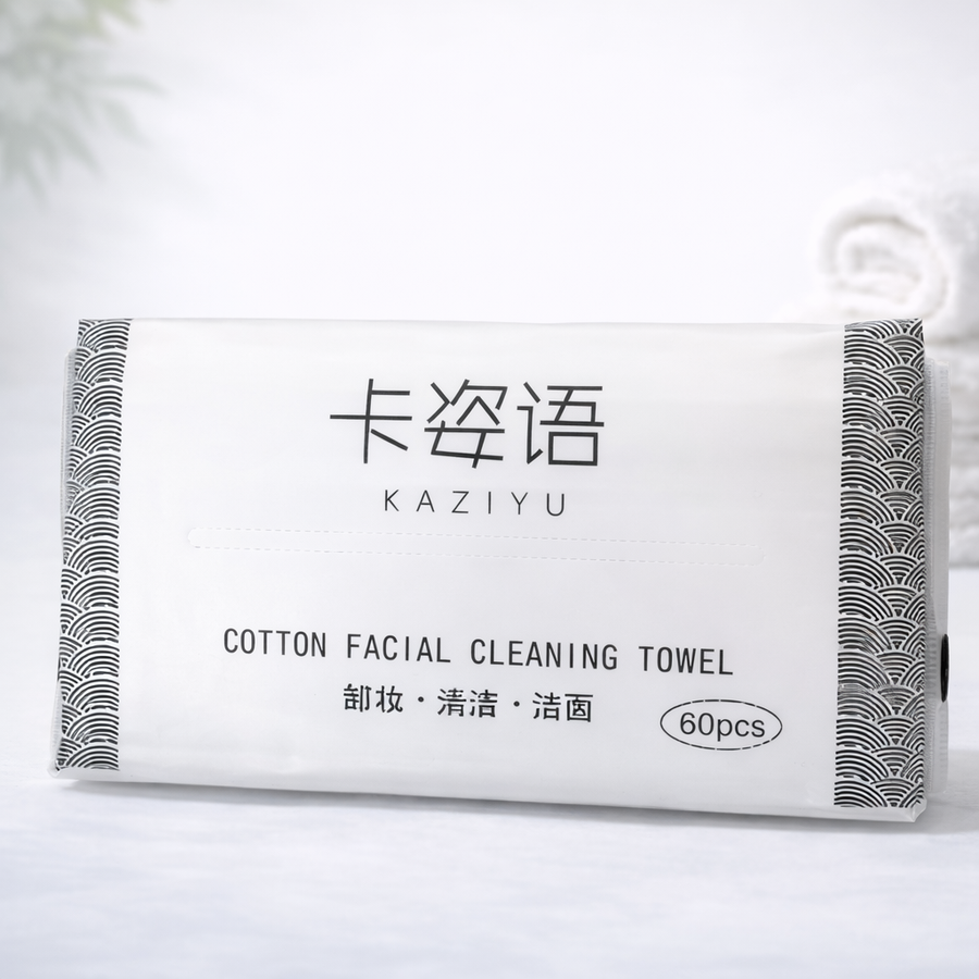 KAZIYU TOALLA FACIAL DE ALGODON X60 CX-226