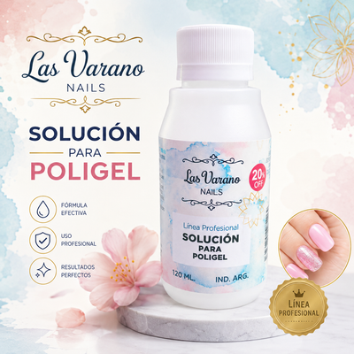 SOLUCION PARA POLIGEL LAS VARANO 120ML SP120