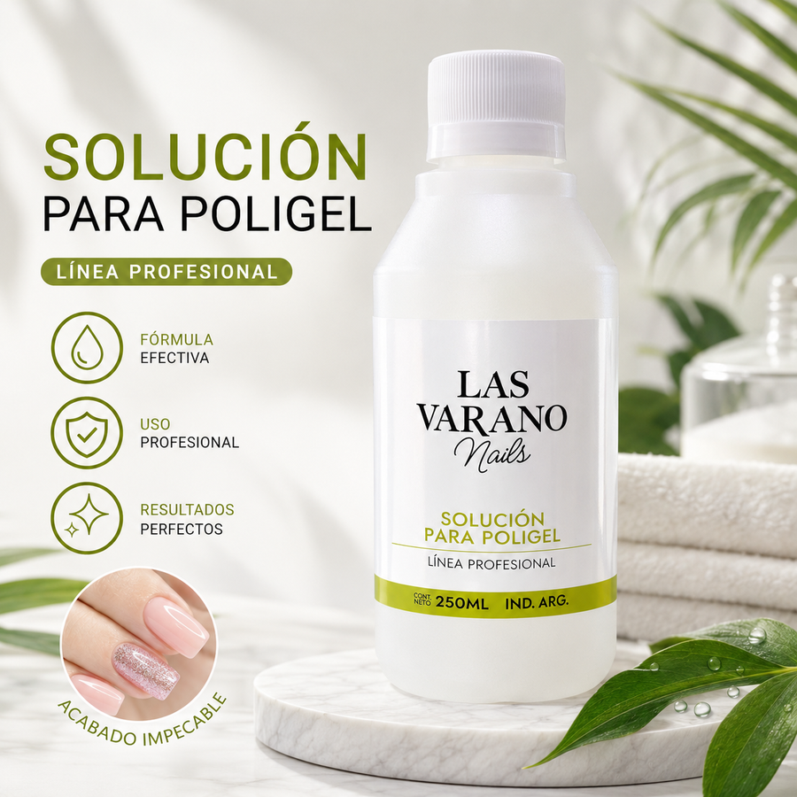 SOLUCION PARA POLIGEL LAS VARANO 250ML SP250