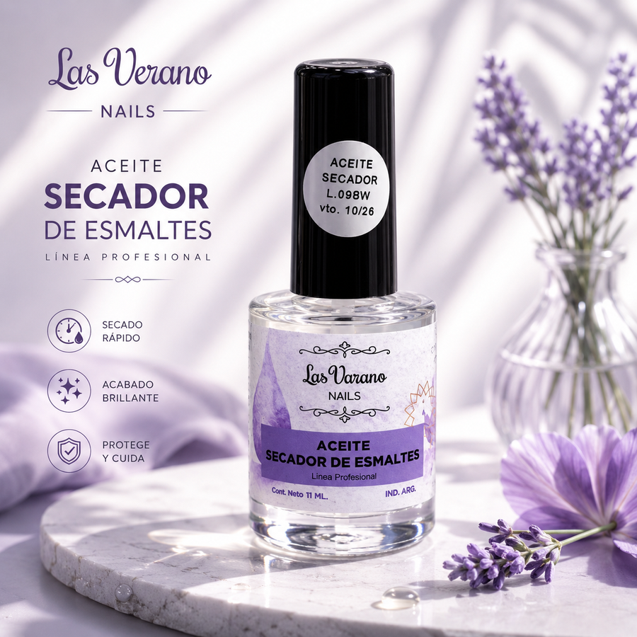 ACEITE SECADOR DE ESMALTES LAS VARANO 11ML SR11