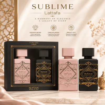 SET DE PERFUME ARABE X2 BADEE AL OUD 811-22