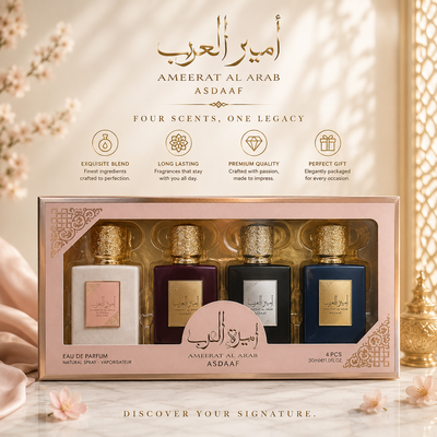 SET DE PERFUME X4 AMEERAT AL ARAB ASDAAF 6715