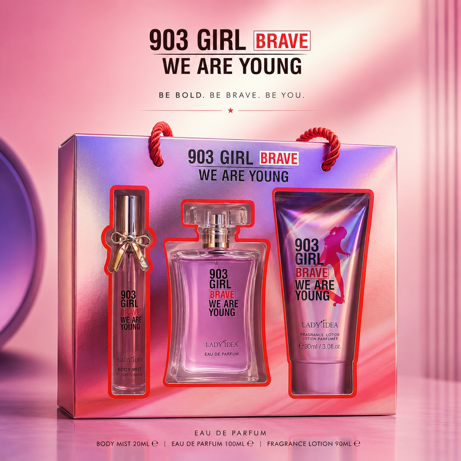 SET DE PERFUME 903 GIRL BRAVE LD5010 LADYIDEA