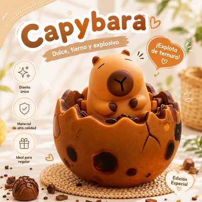CAPYBARA CASCARON C/LUZ 24065