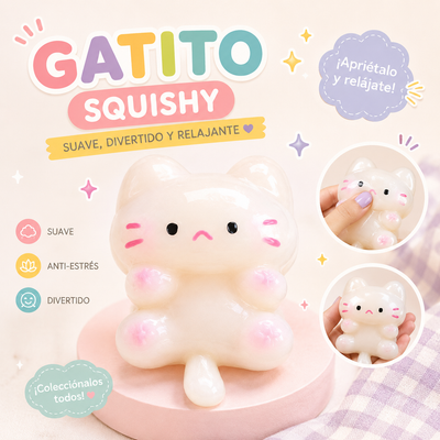 SQUEEZE GATITO C/ALETA SQH-003