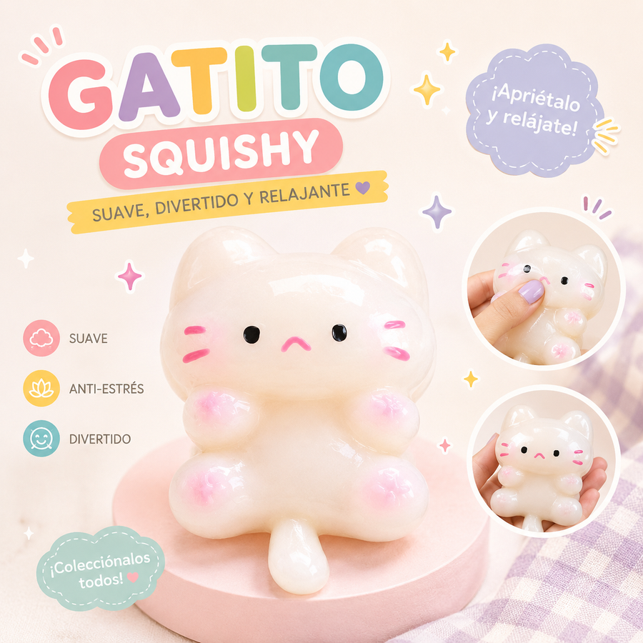 SQUEEZE GATITO C/ALETA SQH-003