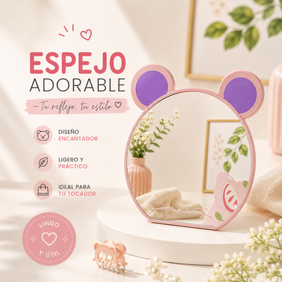ESPEJO PORTATIL PARA MAQUILLAJE 4213-6