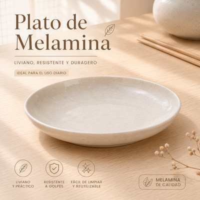 100%MELAMINA BOWL DEPTO. TEXTURA PIEDRA