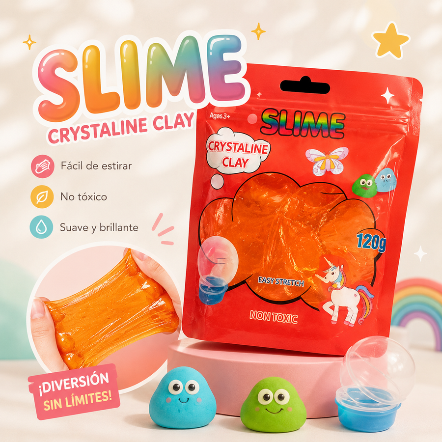 PLASTILINA EN BOLSA UNICORNIO 24035N SLIME