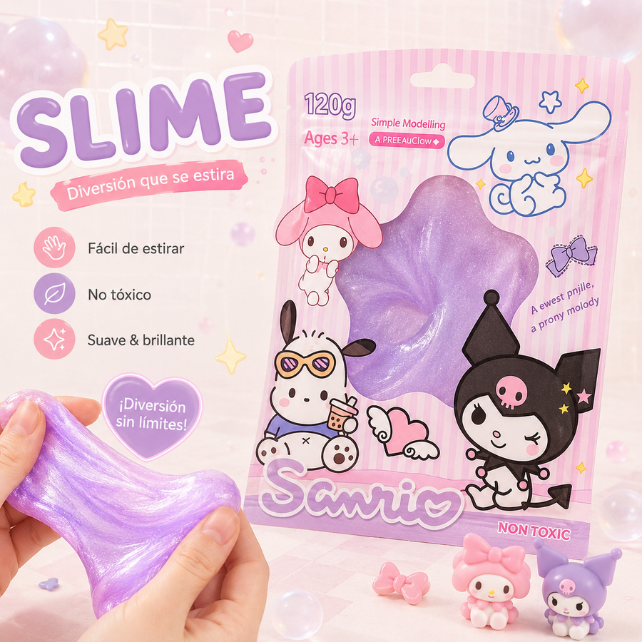 PLASTILINA EN BOLSA KUROMI 24060N SLIME