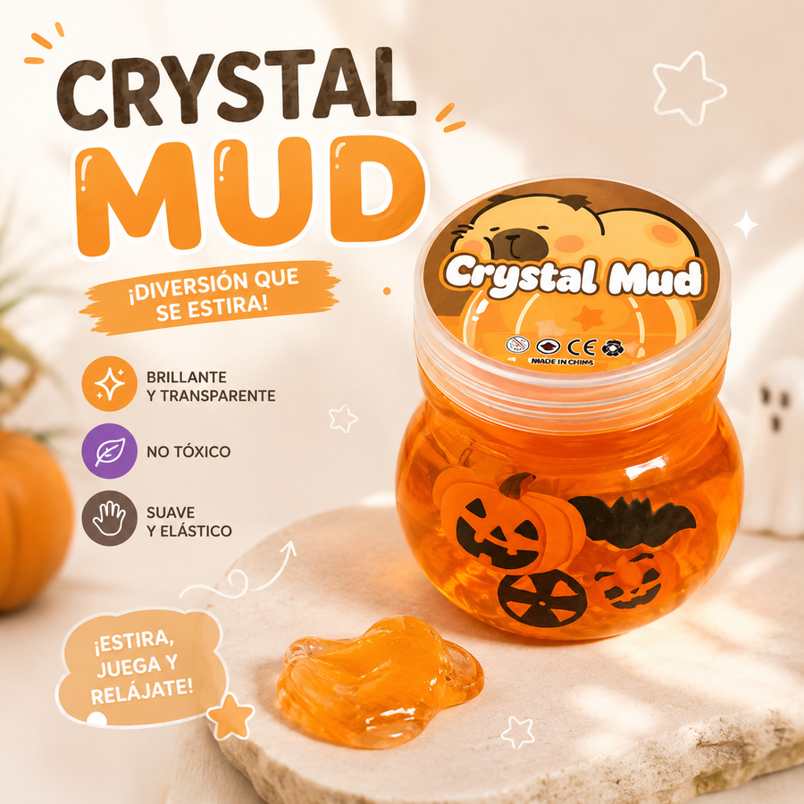 SLIME SUPER FUN CRYSTAL MUD CAPYBARA 24065