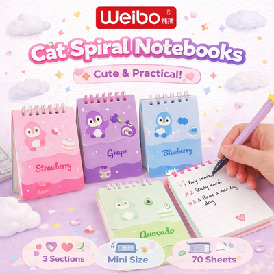 MINI CUADERNO PINGUINO WB-95256