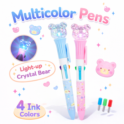 LAPICERA MULTICOLOR 4 COLORES OSITO WB-55671
