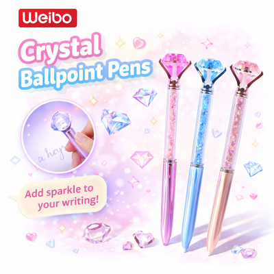 LAPICERA CRISTAL DISENO DIAMANTES WB-55677