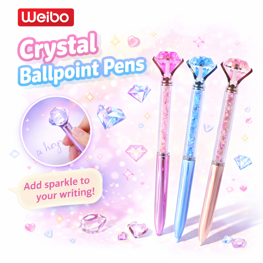 LAPICERA CRISTAL DISENO DIAMANTES WB-55677