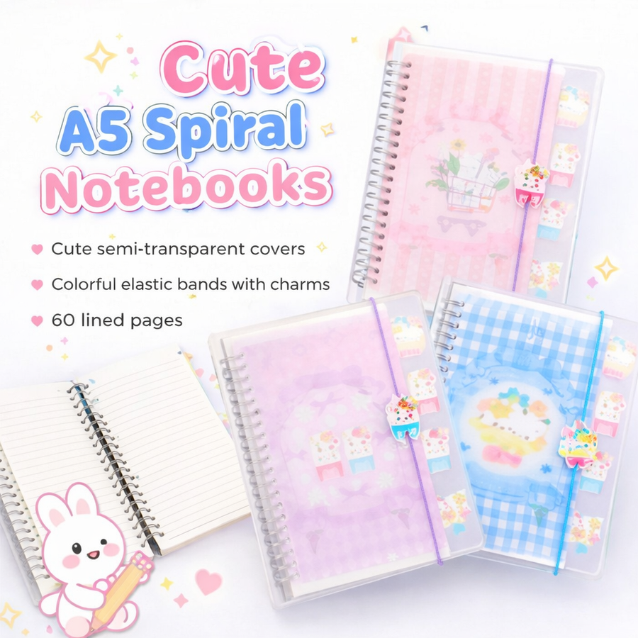 CUADERNO A5 CON ELASTICO WB-95555