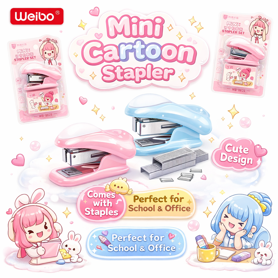 MINI GRAPADORA STAPLER SET WB-8825