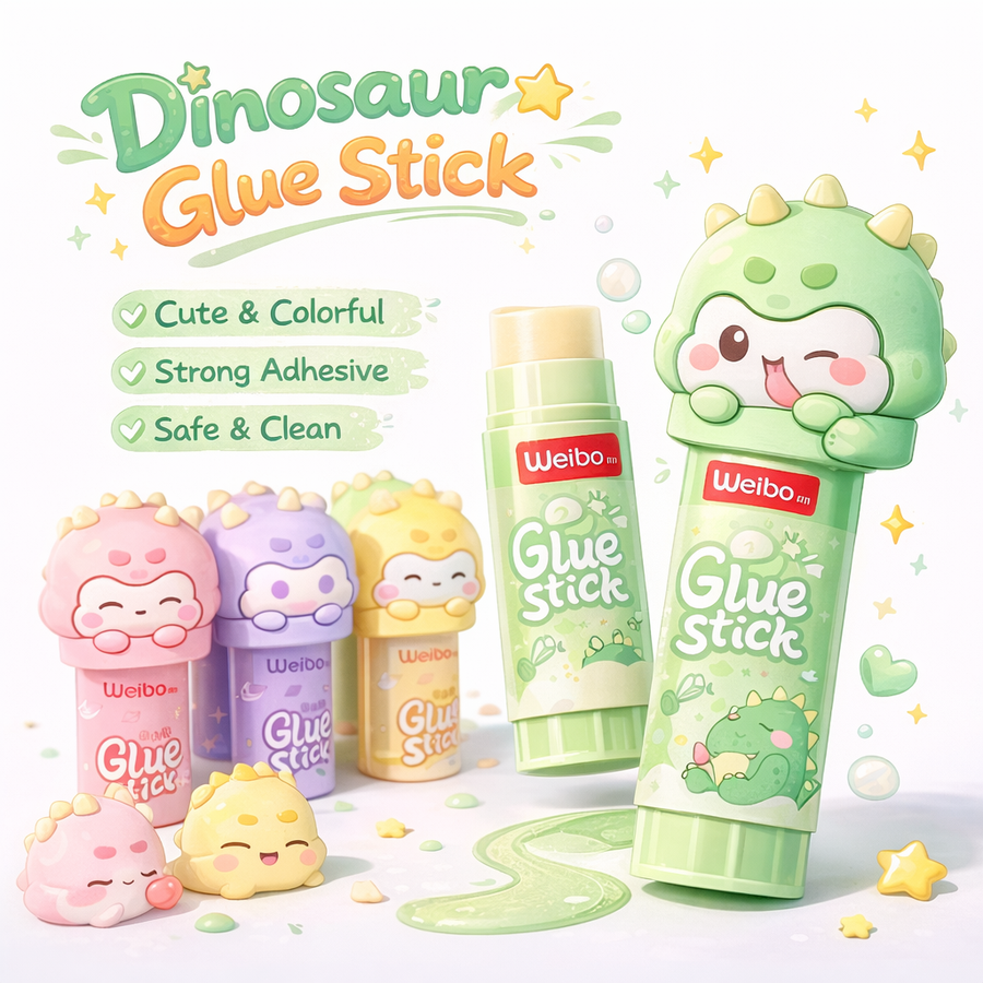 PLASTICOLA SOLIDA DISENO DINOSAURIO WB-6138