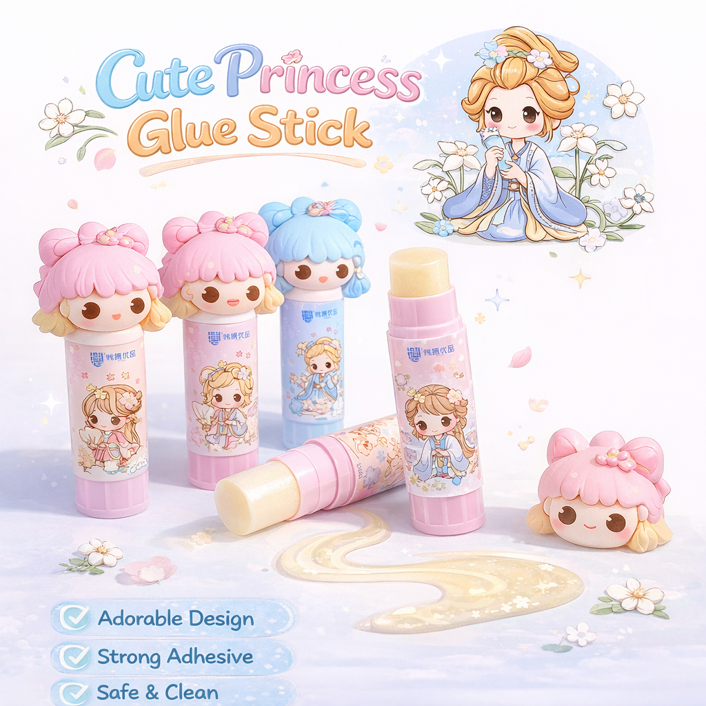 PEGAMENTO EN BARRA MUNEQUITA KAWAII WB-6175