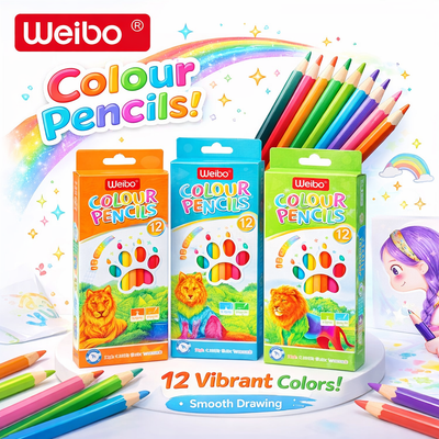 WEIBO LAPICES DE COLORES X12 WB9032
