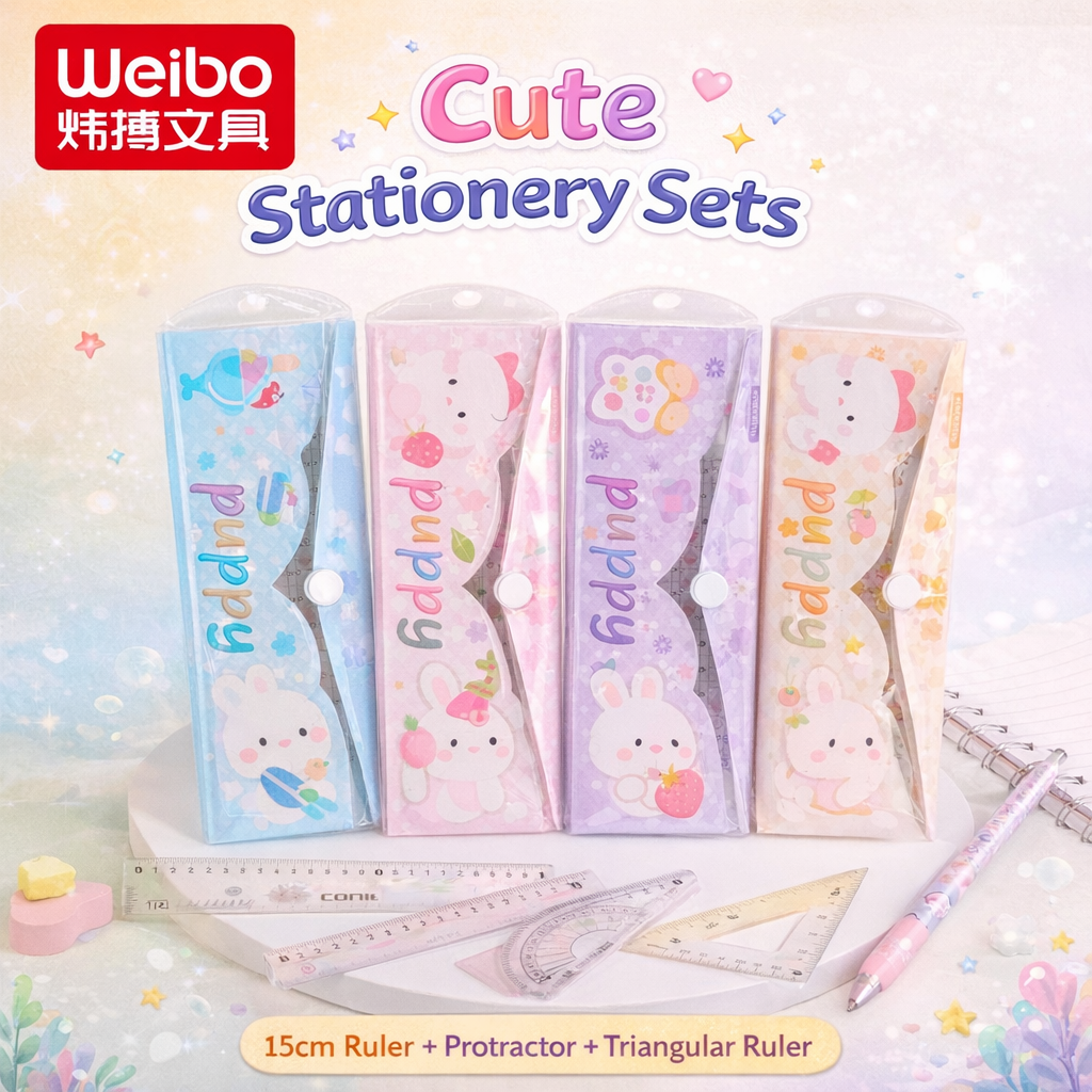 SET DE REGLAS 4PCS PUPPY WB-515