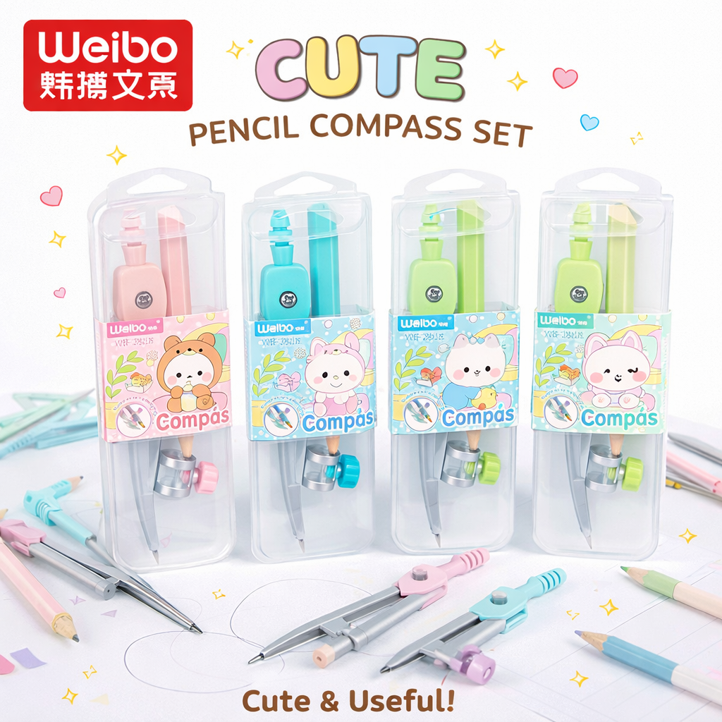 COMPAS ESCOLAR DISENO CARTOON WB-2618