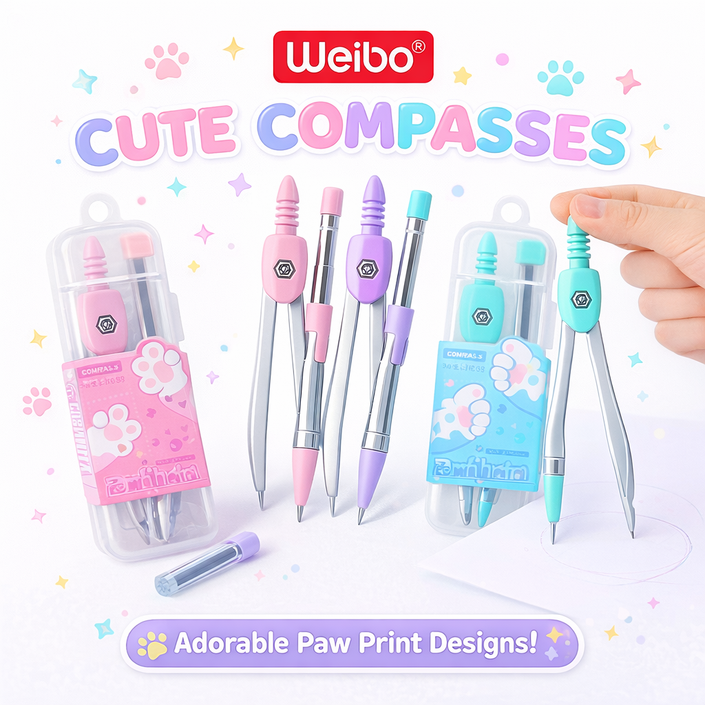 COMPAS ESCOLAR PATA DE GATO WB-2635