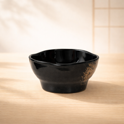 100% MELAMINA BOWL JAPONES NEGRO PREMIUM 10.8 CM 36222