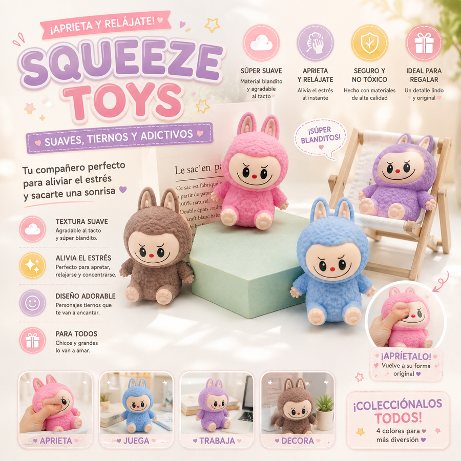 SQUEEZE LABUBU CHICO SQH-005