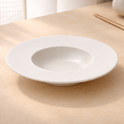 100% MELAMINA PLATO HONDO TIPO SOMBRERO 10" 25.4CM 20270