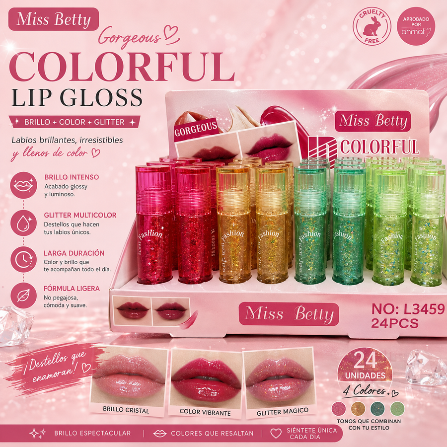 OFERTA LIP GLOSS TO FILL LONG LASTING MISS BETTY L3459